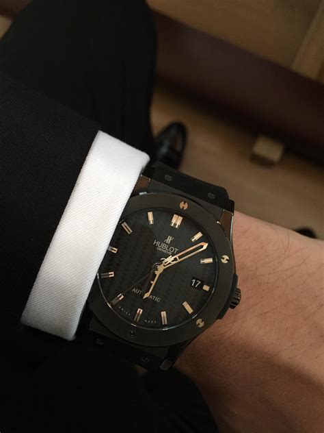 hublot classic aerofusion black magic review|Hublot classic fusion original.